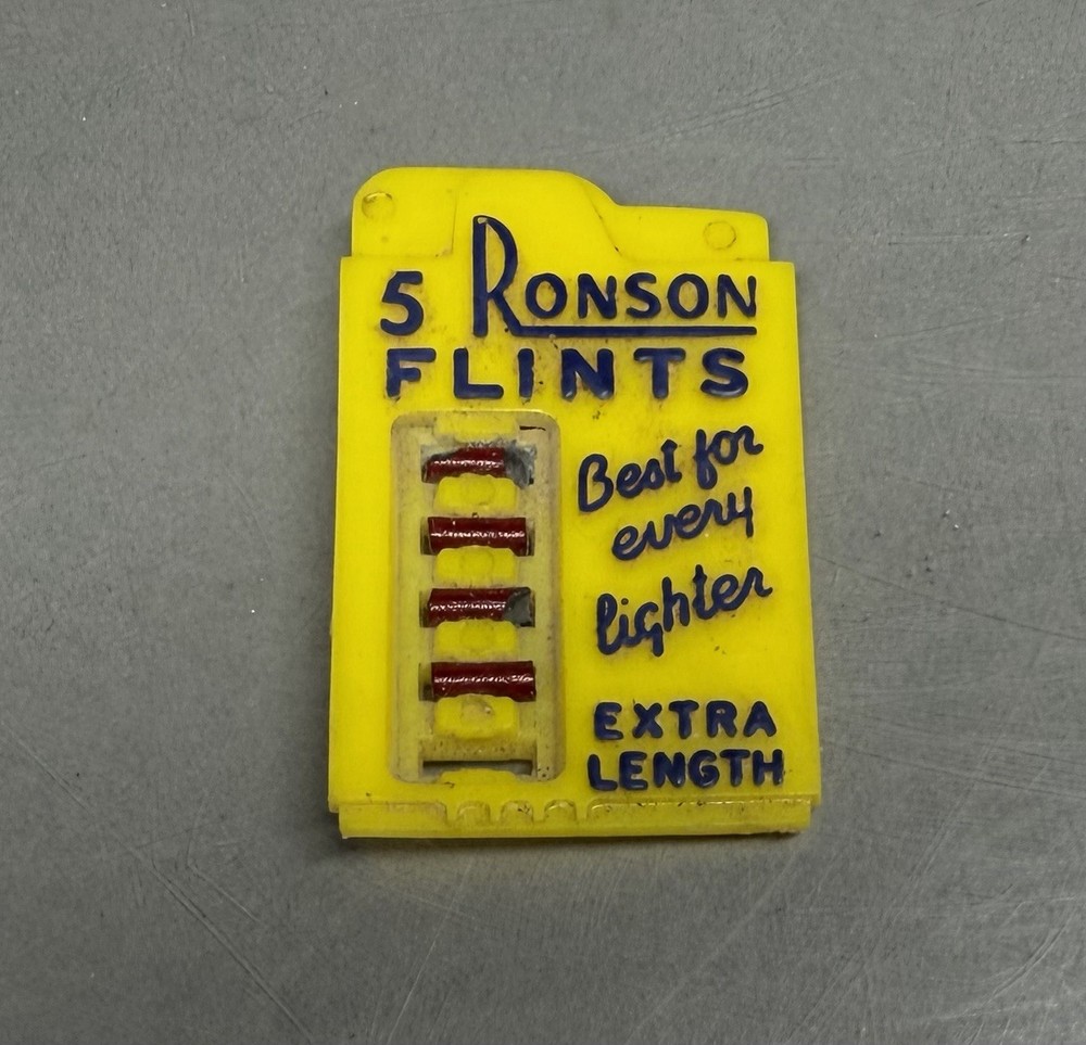 Vintage Ronson Lighter Flints ~ 4 Left In Package