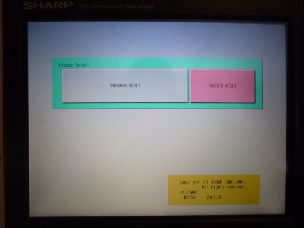 Sharp UP-3500 series POS Terminal
