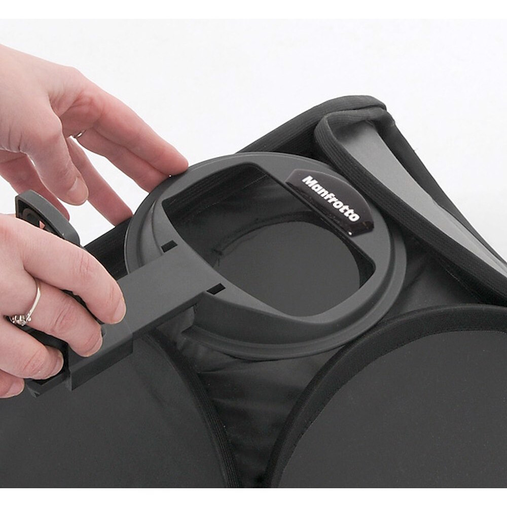 Manfrotto Ezybox Hotshoe Bracket (with standard flash mount)