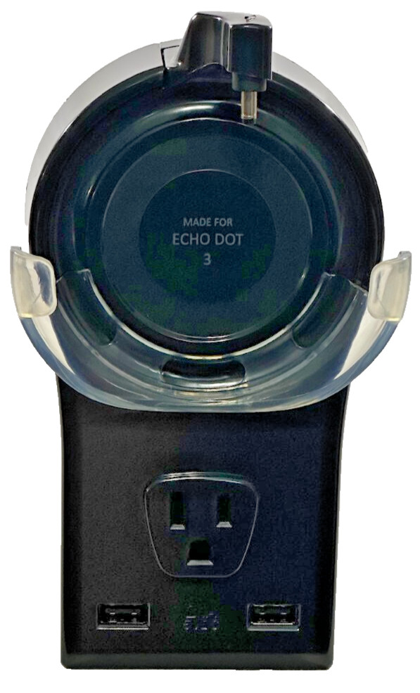 Dot Docker Wall Mount for Echo Dot Gen 3-New Sealed Boxes-Black