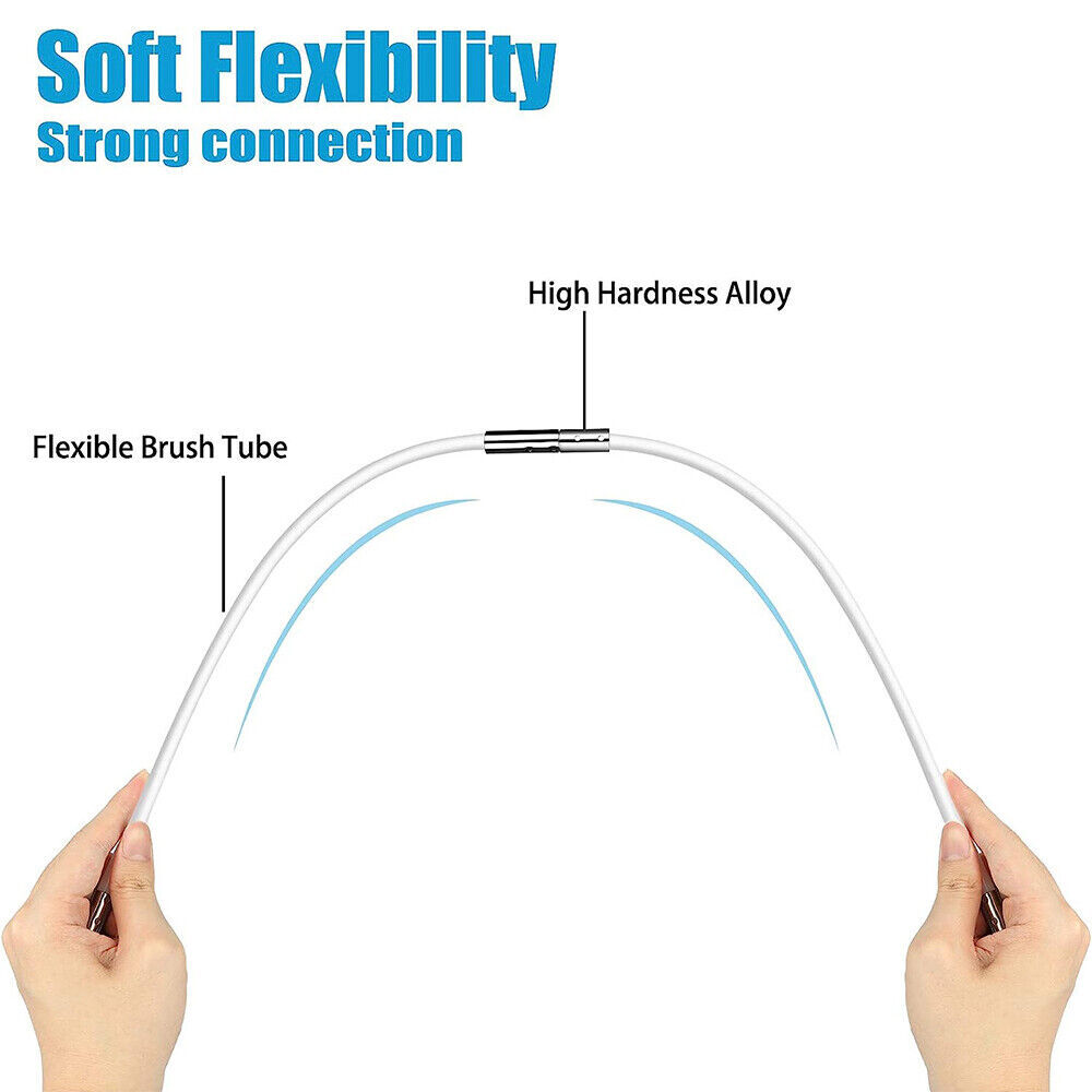 16.1in Soot cleaning Rods Chimney Sweep Set Flue Sweeping Brush & Rod Kit 24pcs