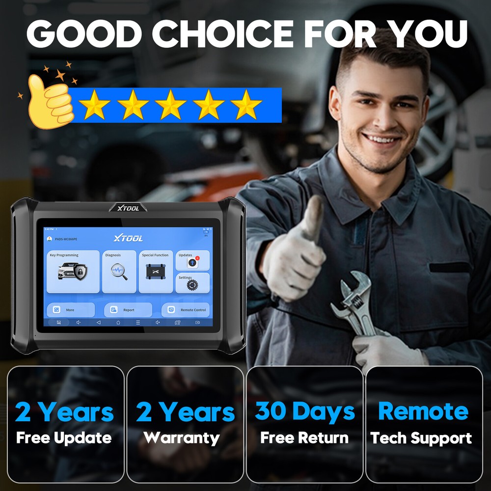 USED XTOOL X100PAD S OBD2 Car Diagnostic All Systems Diagnostic IMMO Coding Tool