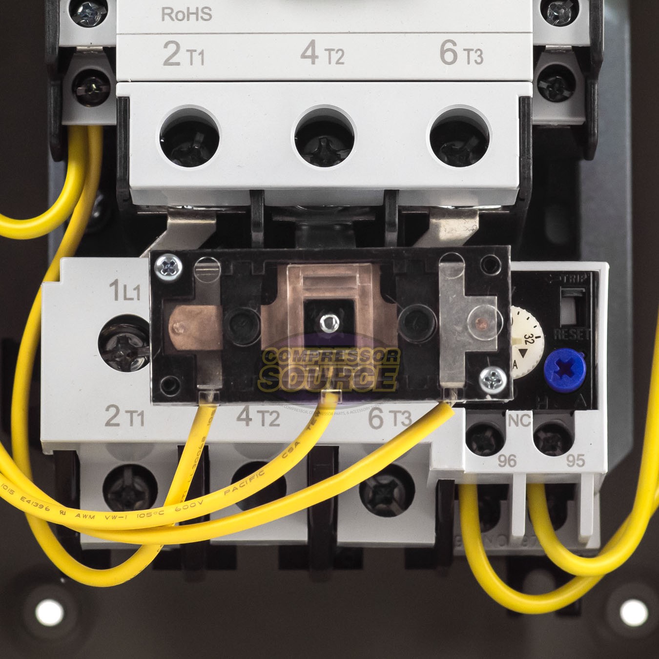 7.5 HP Single 1 Phase Magnetic Starter Motor Control On Off Button Bandsaw Auger