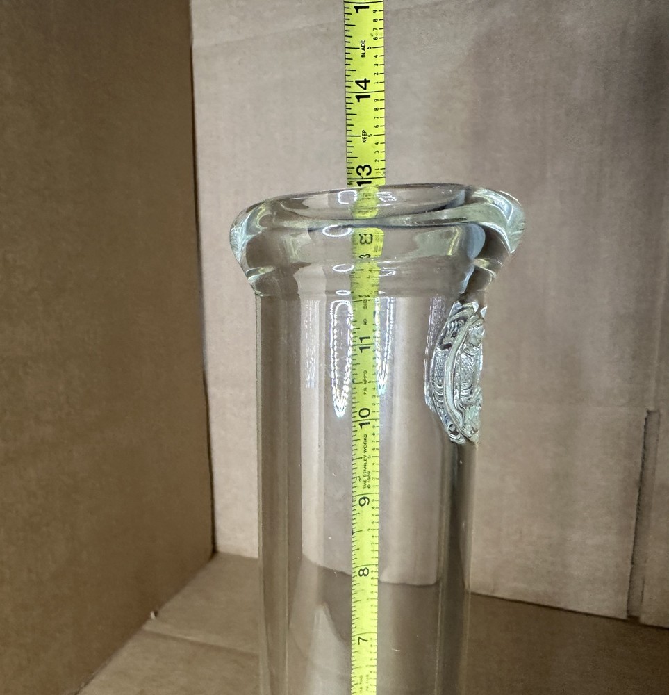 13″ Compton Glass Beaker Bong, Water Pipe Grinder Combo