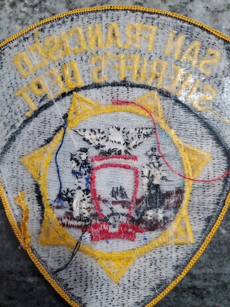 SFSD San Francisco Sheriff Patch