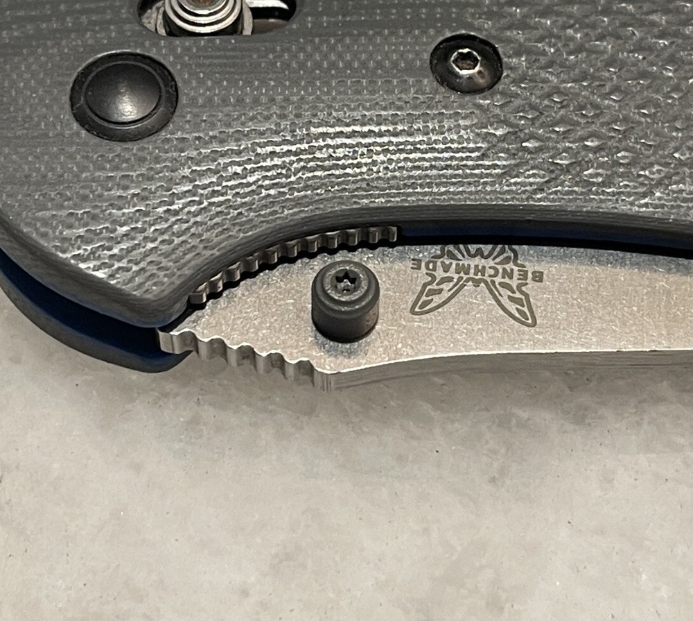 Gray Thumb Stud For Benchmade Griptilian Barrage Osborne Bugout Pocket Knife