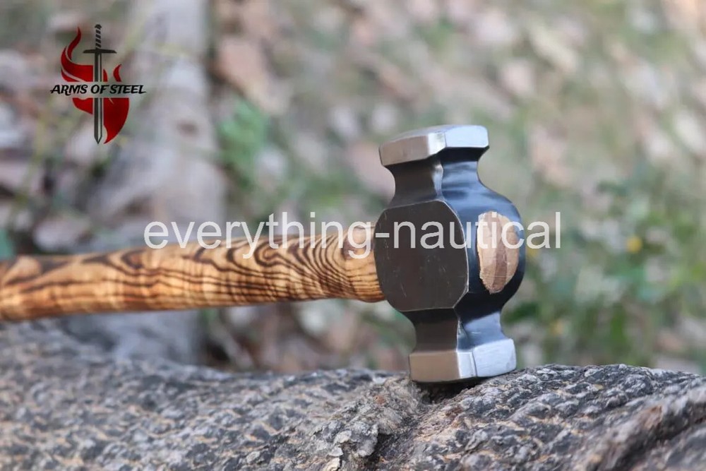 Blacksmith hammer. 3lb Blacksmith hand /Face Hammers Iron Blacksmith