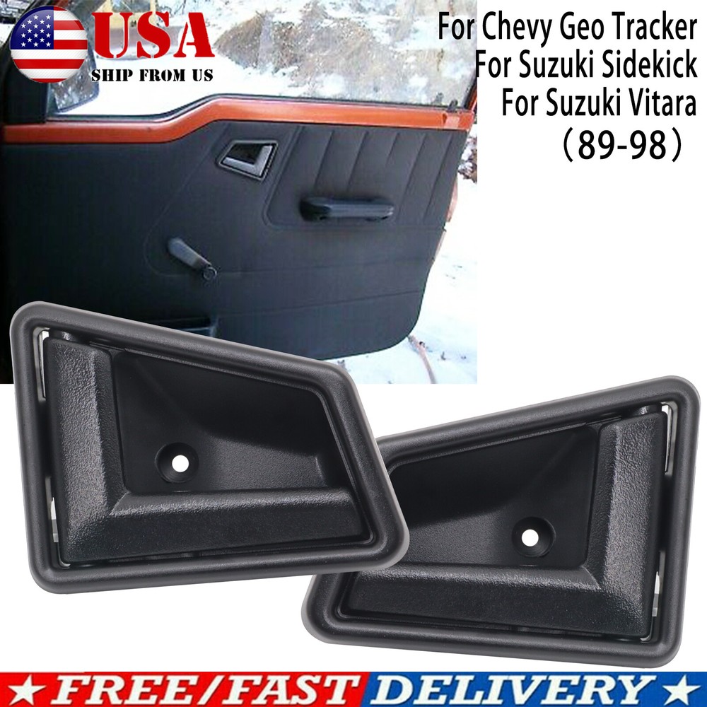 For Chevy Geo Tracker Suzuki 89-98 Set Inside Interior Left Right Door Handle