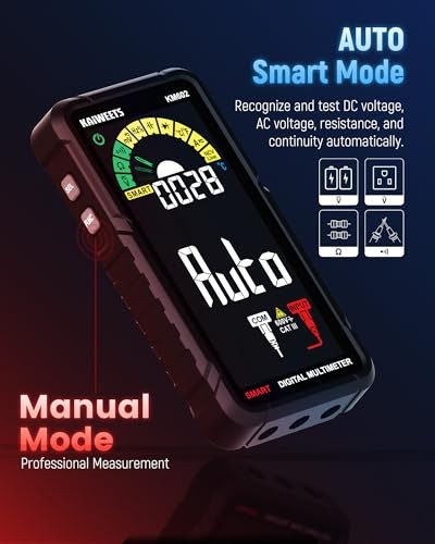 Smart Multimeter Rechargeable KM602 Full-Screen Smart Multimeter Black