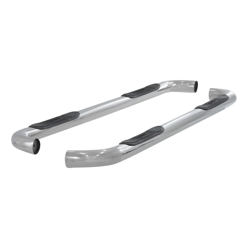 Step Bars 3 in. Diameter Stainless Steel Polished Ford Pair