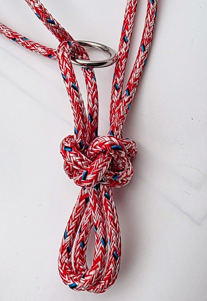 Sustainable Rope Halter With Sliding Ring