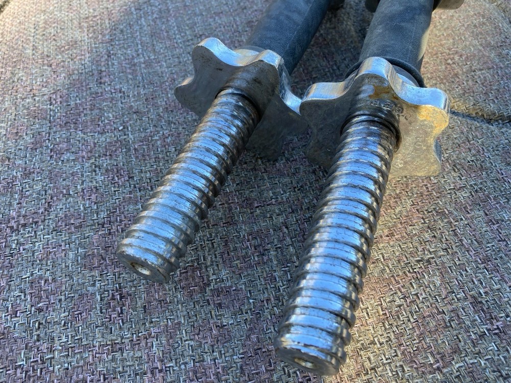 THREADED DUMBBELL HANDLES