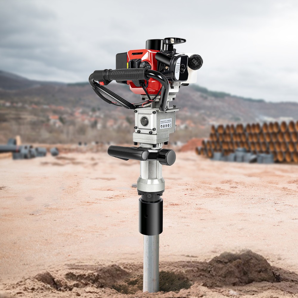 32.6cc 2-Stroke Gasoline Pile Driver Multi-function Gasoline Impact Pile Driver