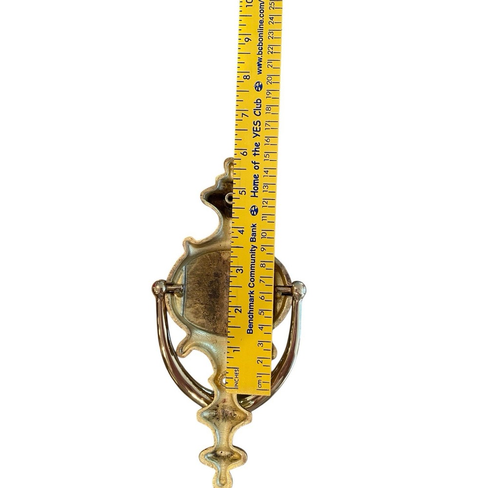 Solid Brass Door Knocker 8.5 Inches Long
