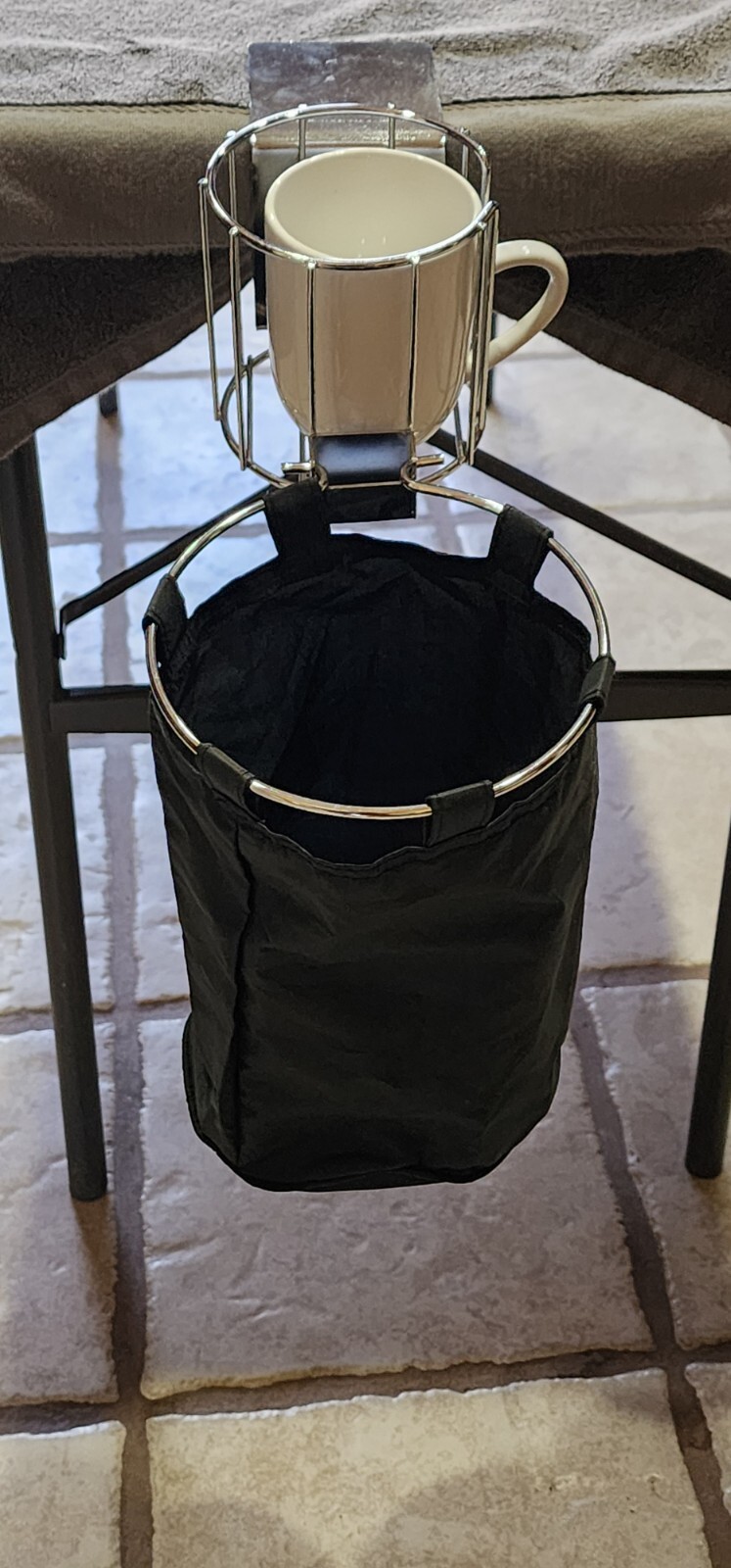 Crafter's Sidekick! Cup Holder/Scrap Bin. Drink Holder.