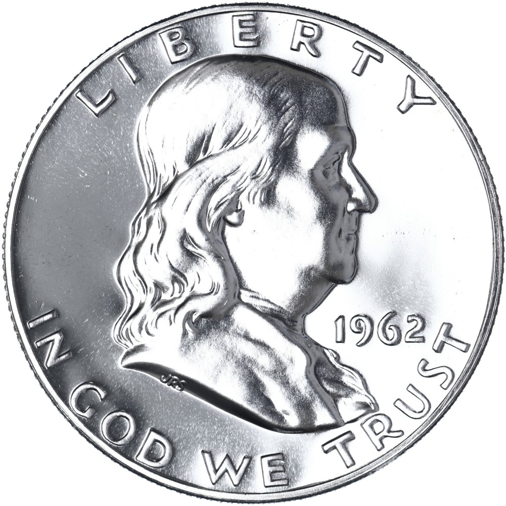 1962 (P) Franklin Half Dollar Gem Proof 90% Silver