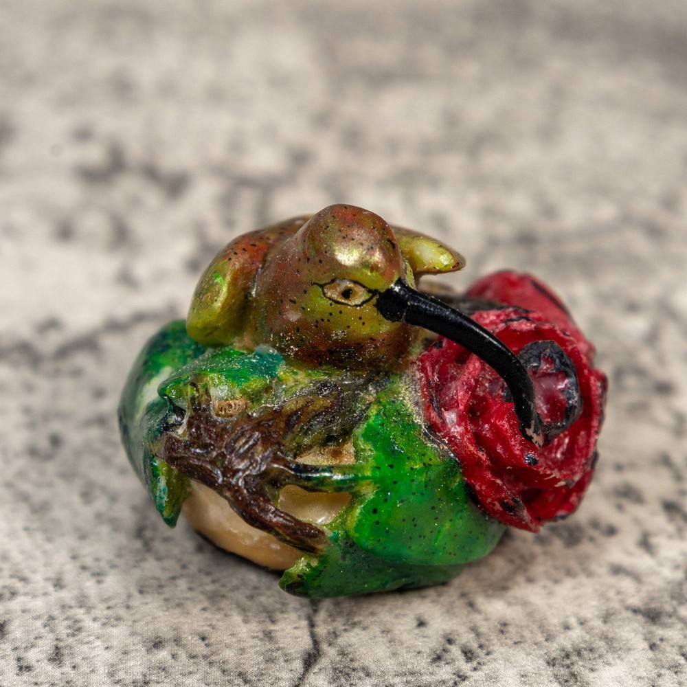 Hummingbird Tagua Carving