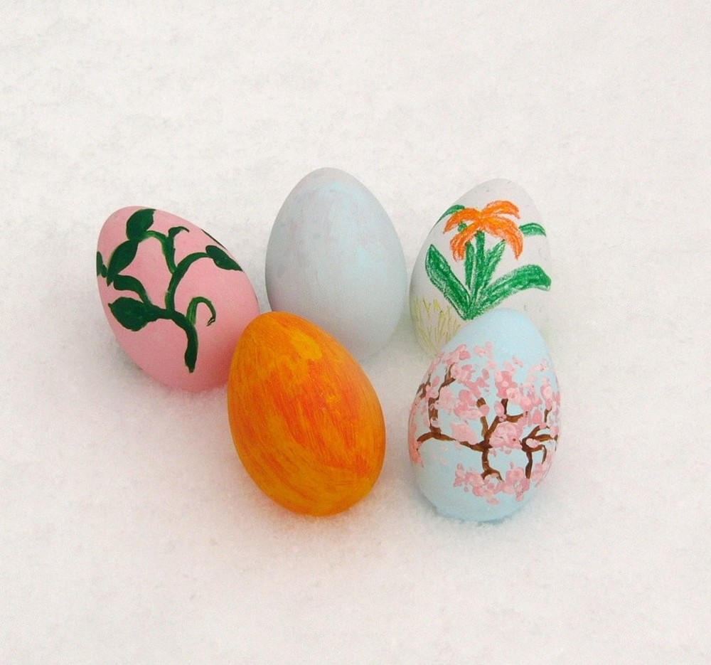 Dyeable Decorating Easter Eggs, 24-Pack