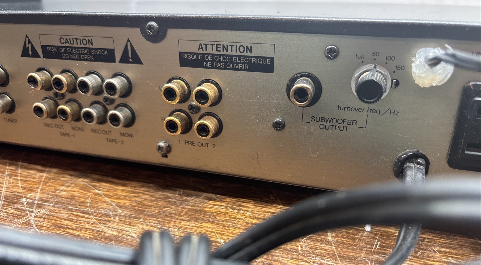 Luxman CX-100 Stereo Preamp -Recapped & Serviced & Custom Blue LED Sounds GREAT