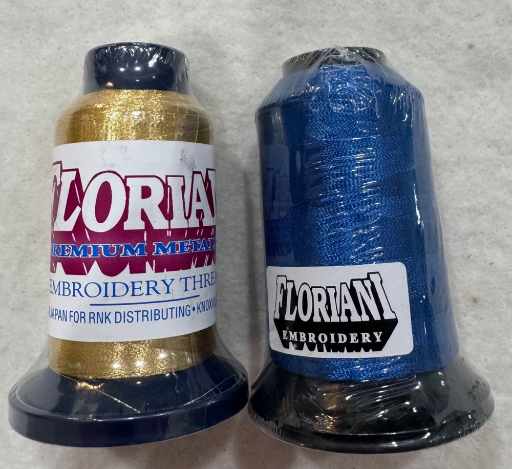 Floriani Embroidery Thread 10 New Spools Polyester Multiple Colors