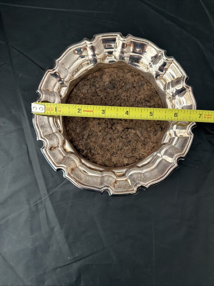 Towle Old Master E.P. 7049 Champaign/Wine Coaster, Silverplated