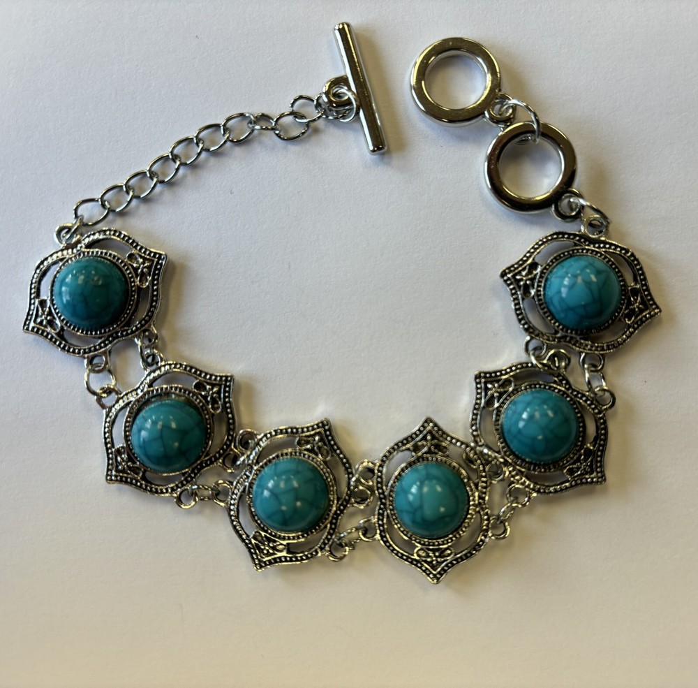 Turquoise Vintage Lord's Eye Bracelet
