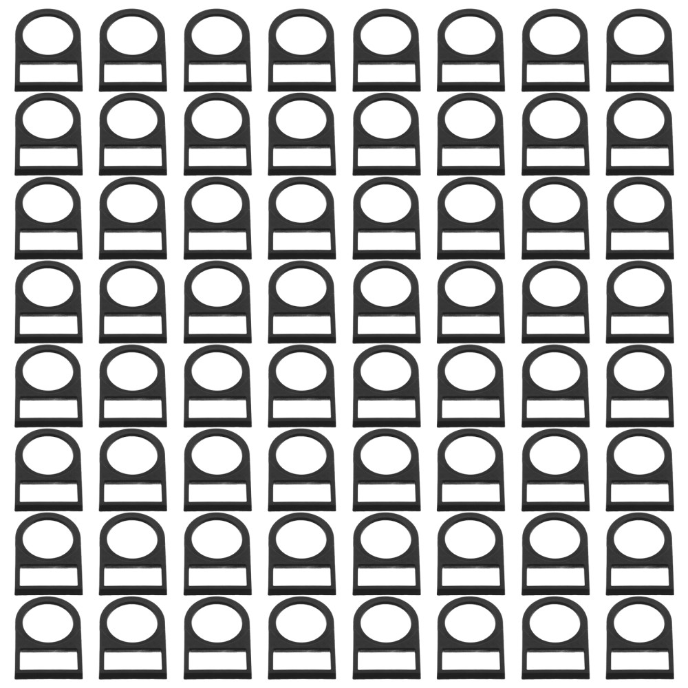 100 Pcs Electrical Logo Accessories Plastic Push Button Switch Frame Sign