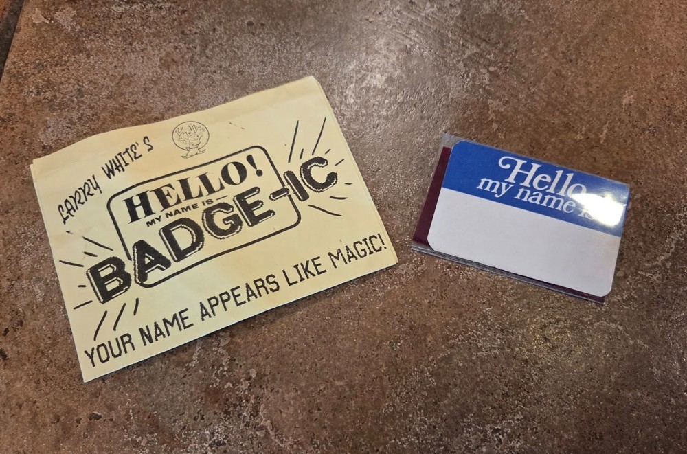 Badge-IC by Larry White Magic Mentalism Tricks