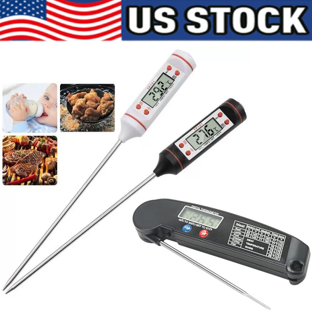 Multi-functional Instant Read Digital Thermometer BBQ & Kitchen Food Cooking
