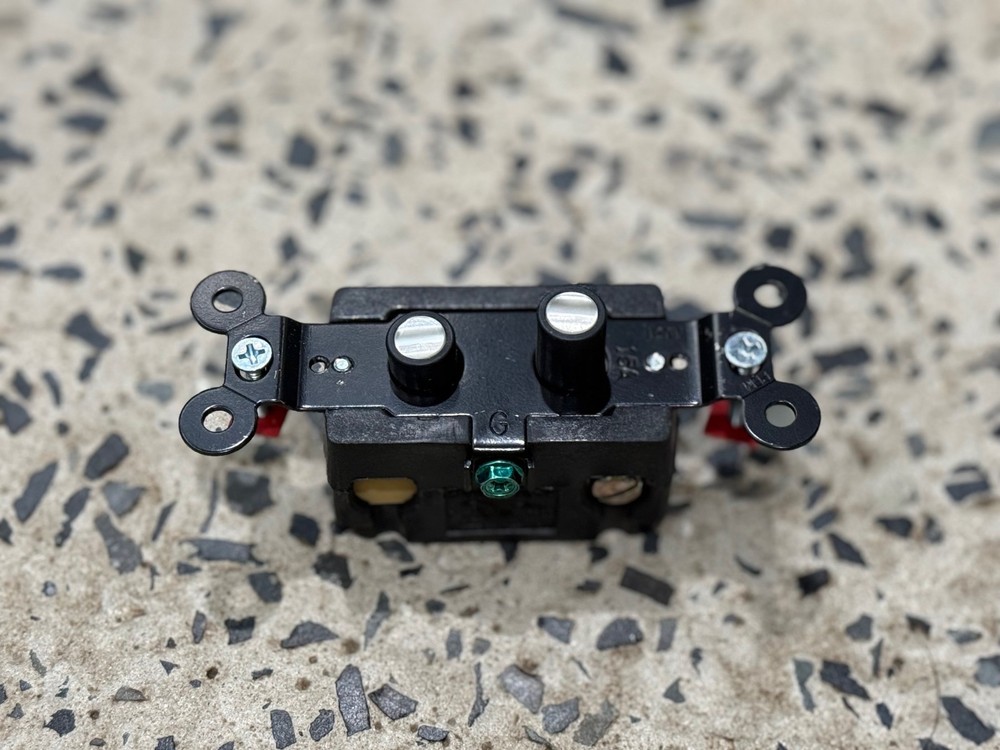 SOLID CLICK/CLUNK! Antique Reproduction Push Button Light Switch - Three-Way!