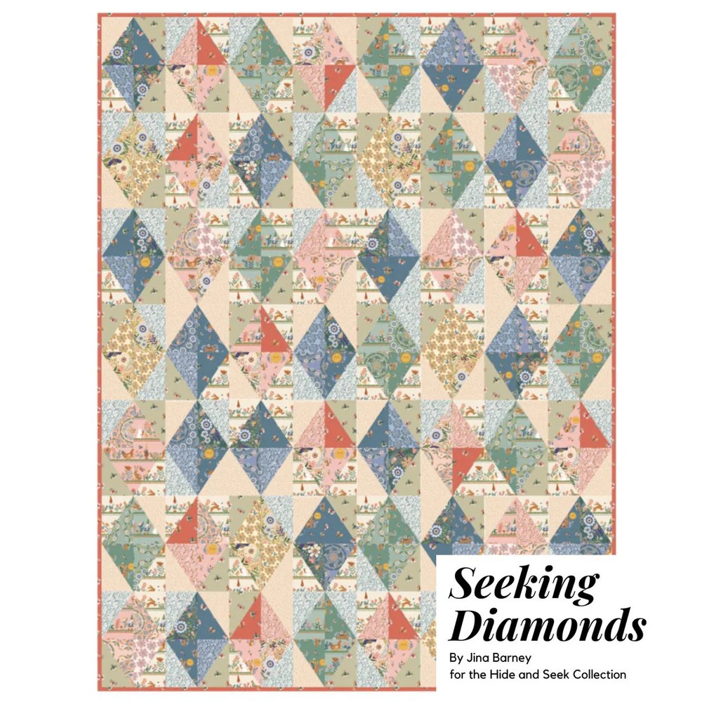 Seeking Diamonds Quilt Pattern by Poppie Cotton