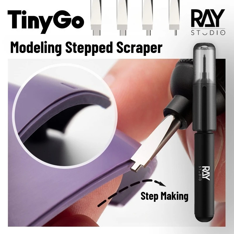 RAY TinyGo Model Stepped Scraper for Model Making Edge Step Scraper Hobby Tool