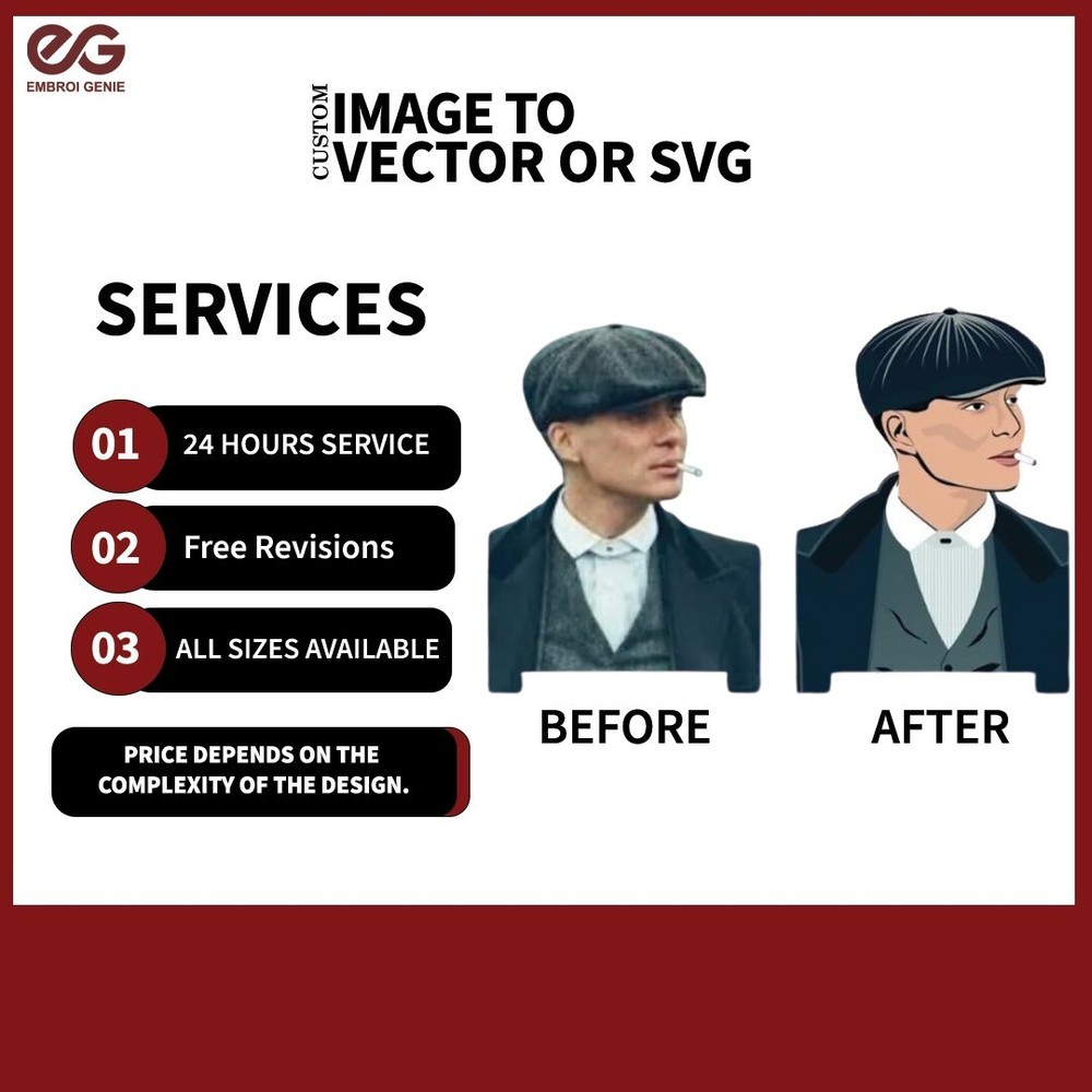 Convert your image to vector , All vectors are available ,Custom Image to Vector