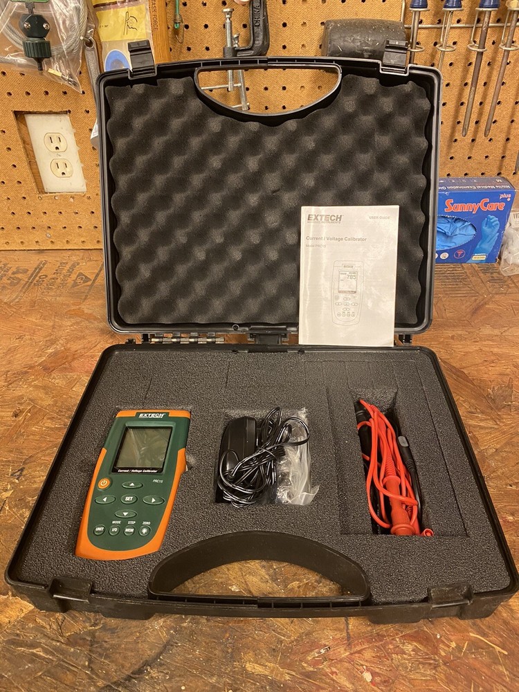 Extech PRC15 Current / Voltage Loop Calibrator Meter NIST Calibration Hand-held