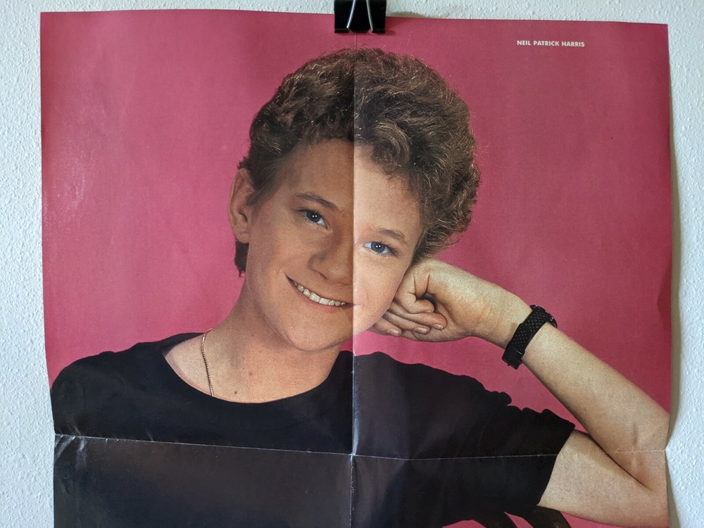 Vintage Poster Neil Patrick Harris 1990s