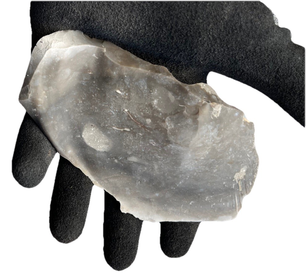 High Quality Heat Treated Georgetown Blue Flint Knapping (Big Spalls!!) 3 Pounds