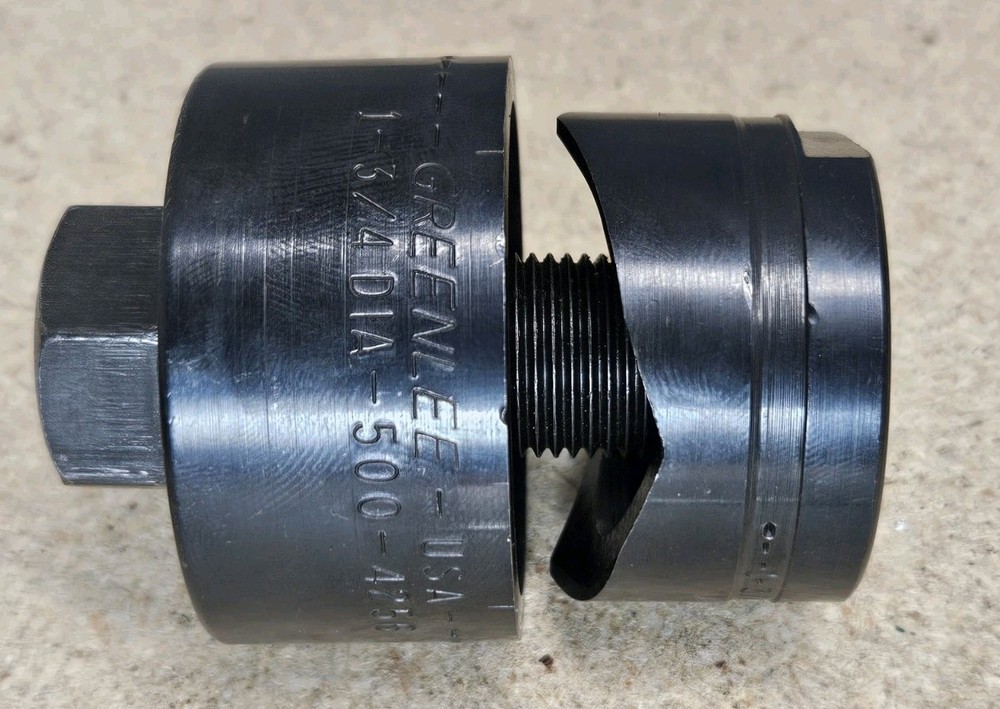 Greenlee punch No. 730 - 1 3/4" diameter - knockout