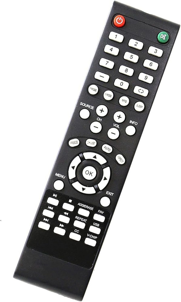 Universal Remote Control Replacement for Element TV - Not fire & Black