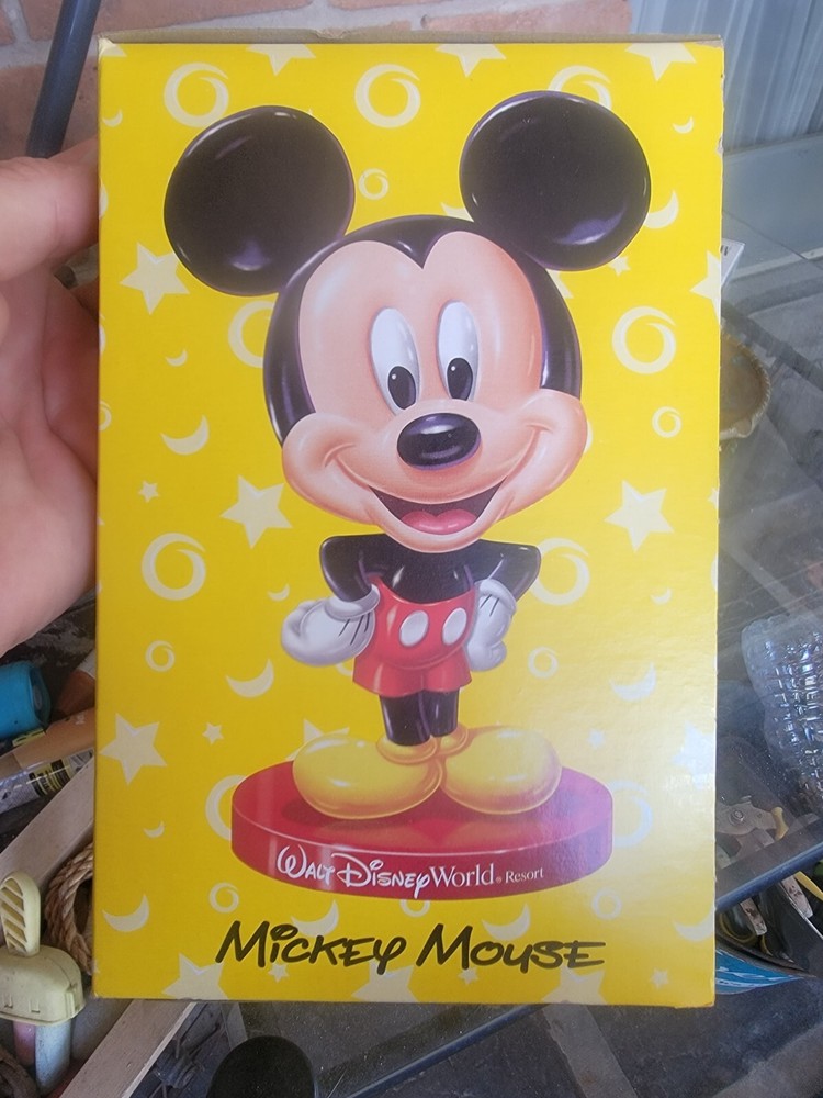 Mickey Mouse bobble head, Kelloggs, Keebler, 2002, never opened.