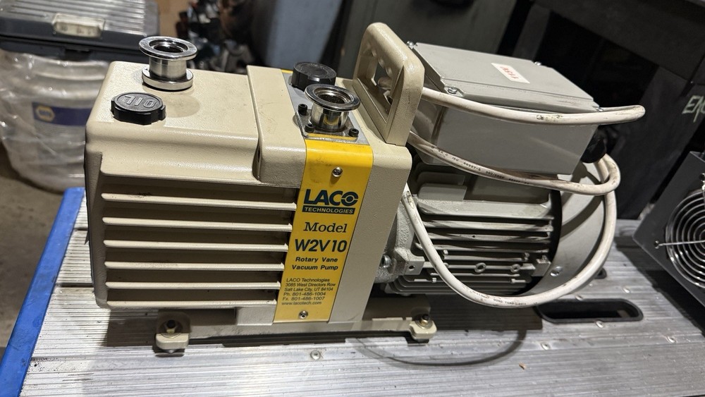 LACO Technologies W2V10 Rotary Vane Vacuum Pump.
