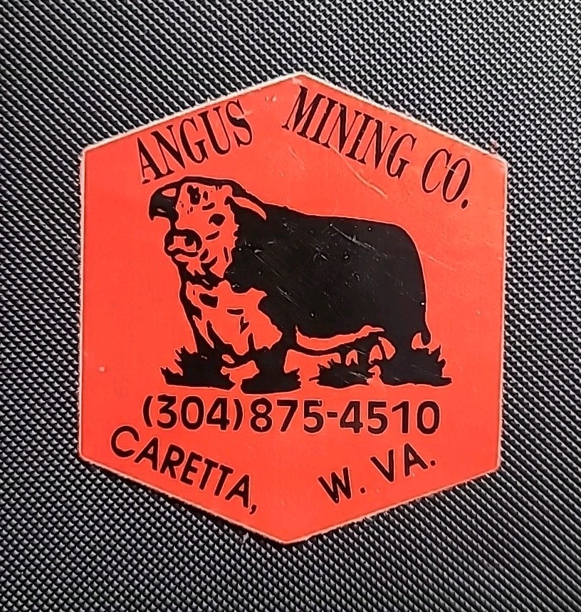 Vintage Mining Sticker - Angus Mining Co.