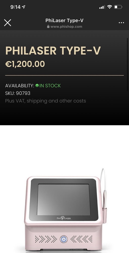 Philaser for Spider Veins