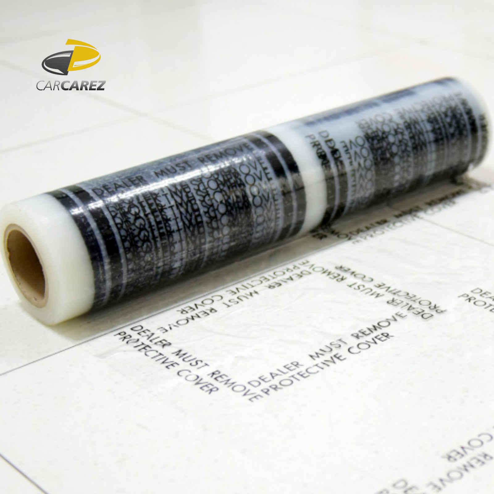 Carcarez Auto Car Carpet Floor Mat Self Adhesive Protective Film 24"x200' 4 MIL