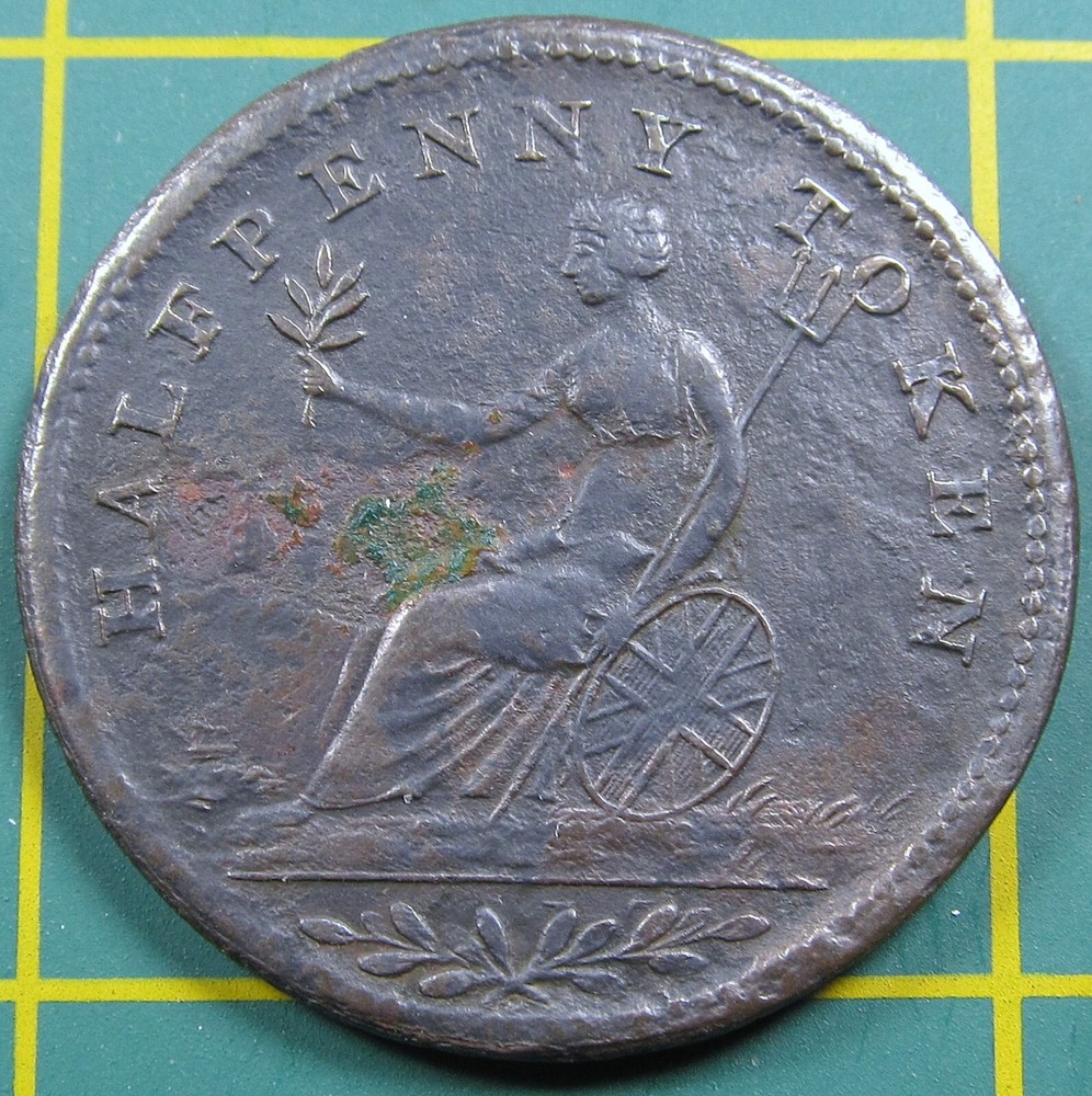 Wellington Halfpenny Token WE-2B2