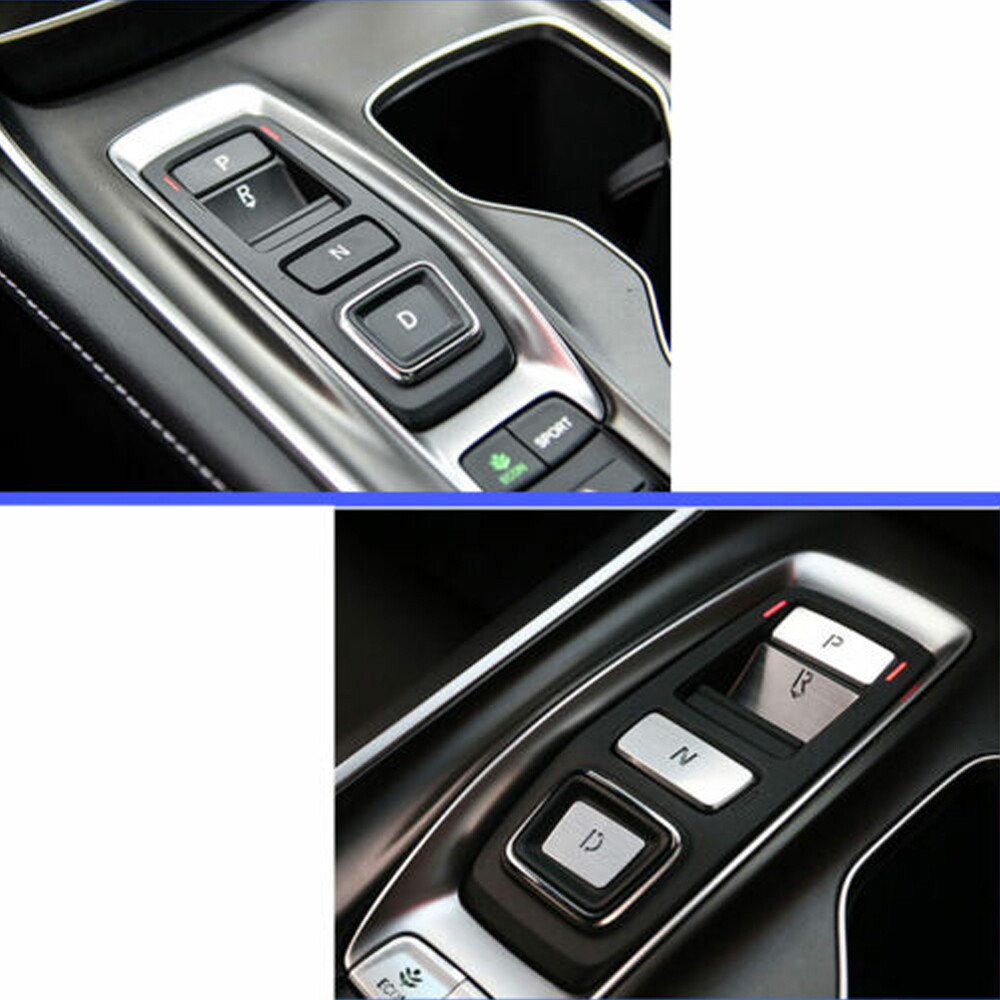 Interior Gear Shift Box Panel Button Sequin Cover For Honda Accord 2018-2022