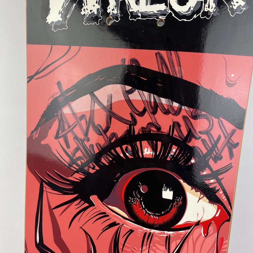 Baker BOOTLEG Skateboards Deck Alex Gall Train Wreck Deck Signed Autographed