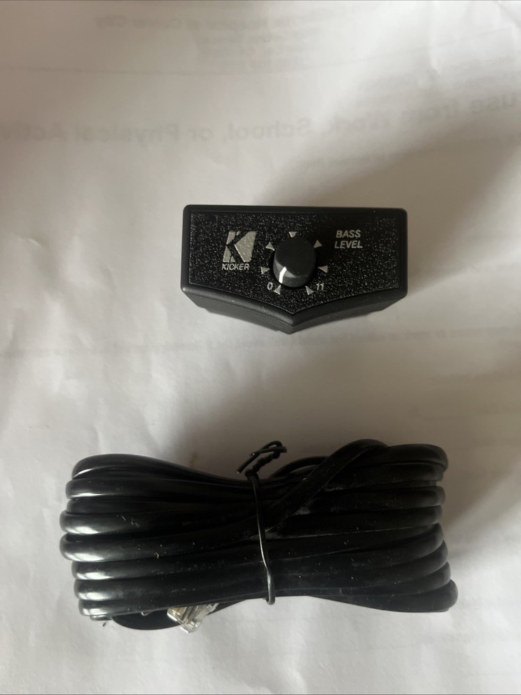 Kicker 4 Pin Remote Bass Knob *Missing Bracket/ Screws*