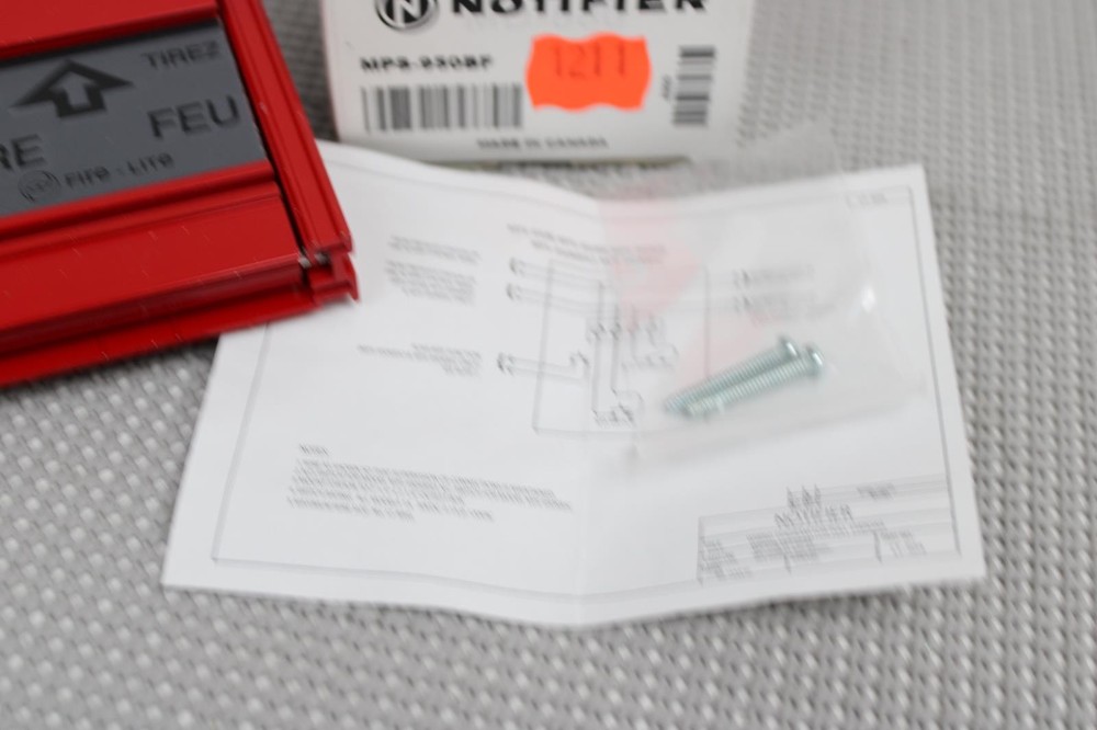 Fire-Lite MPS-950BF Series Single-Stage Non-Coded Manual Fire Alarm Pull Station