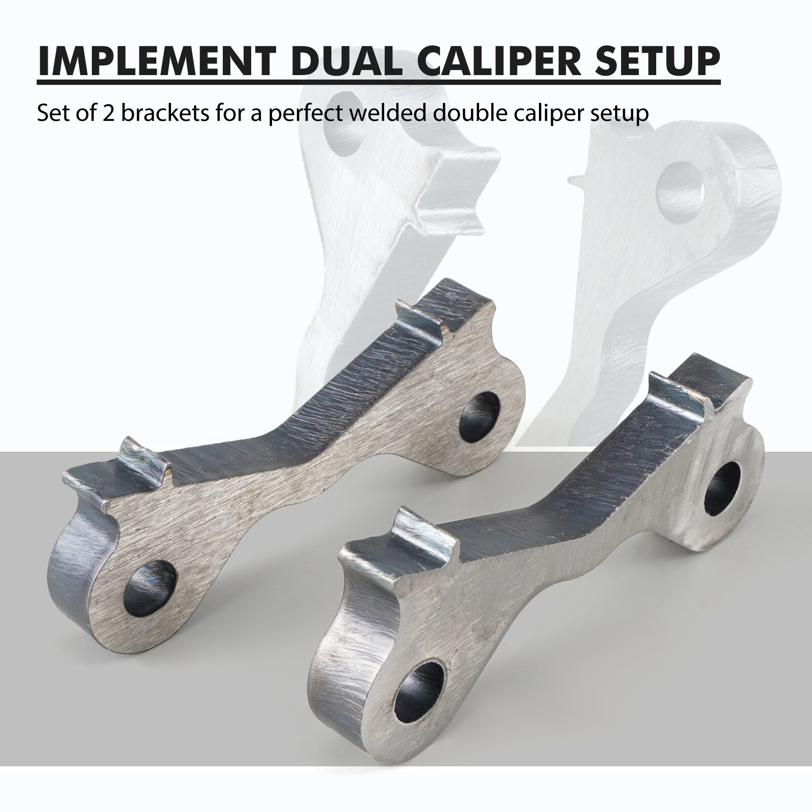 Dual Rear Caliper Bracket Weld On Adapter Drift Handbrake For BMW E36 E46