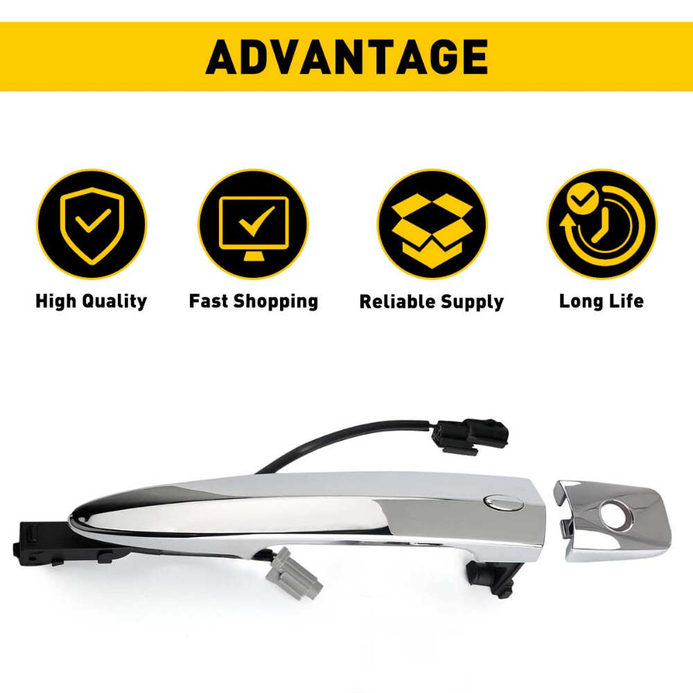 Front Driver Side Outside Car Door Handle For 2009-2014 Maxima Nissan Murano